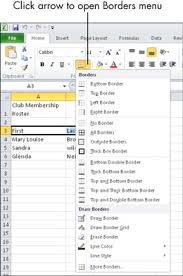 If you want to know how to add borders in google docs, first insert a 1 by 1 table and resize it to your needs. How To Apply Gridlines Or Borders In Microsoft Excel Dummies