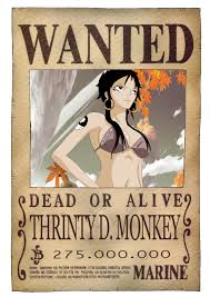 We did not find results for: Wanted Thrinty D Monkey By Haoticalliesa On Deviantart One Piece Funny One Piece Drawing One Piece Bounties