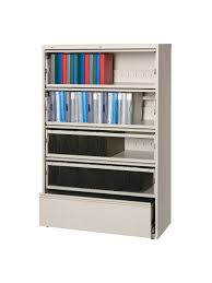 Sideways suitcase filled with wine and wine glasses for a tiny home! Lorell Fortress 42 W Lateral 5 Drawer File Cabinet With Roll Out Shelves Metal Putty Office Depot