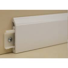Made Rite 9 16 In X 3 1 4 In X 92 In Snapboard Coronado White Pvc Baseboards 6 Pcs Box 92 In 25 Clips Sob96b6c The Home Depot In 2021 Baseboards Pvc Moulding White Baseboards