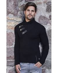 Pull Moderne Homme Noir D Hiver A La Mode Men Sweater Mens Fashion Fashion