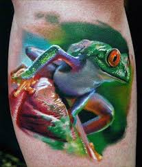 Shining frog tattoo dont forget to rate and comment this tatto!! 90 Frog Tattoos For Men Amphibian Design Ideas