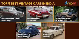 Top 5 Best Vintage Cars In India Droom