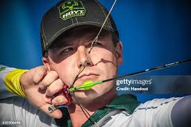 Brady Ellison of the USA shoots during the mens recurve finals at the...  News Photo
