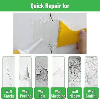 EzyKOKO Wall Repair Paste tube for Filling Cracks and Holes, Easy wall repair kit Waterproof crack filler paste wall mending agent (250g) : Amazon.in: ...