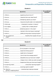 And if you are new to english daisies, then i encourage you to sign up for my regular newsletter. Comparatives Superlatives Esl Activities Worksheets Games