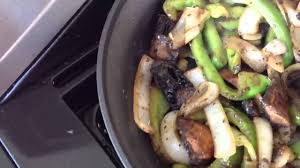 Caramelized Saute Portobella Mushrooms Green Peppers Sweet Onions Youtube