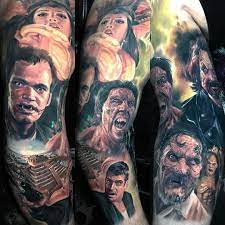 That S Finally A Wrap On Mike S From Dusk Till Dawn Sleeve Been A Super Fun Project For Me Thanks For Your Dedicat Movie Tattoos Dusk Till Dawn Horror Tattoo