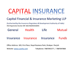 • micro insurance companies must be registered and licensed by ira. Capital Insurance Marketing Llp 103 First Floor Motiaz Royal Business Park Arihant Bhawan Zirakpur Finndit
