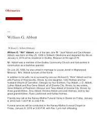 William G. Abbott
