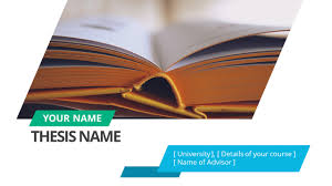 Apakah template ppt yang menarik? Thesis Presentation Powerpoint Template Slidemodel