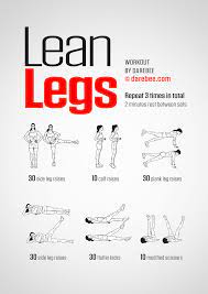 Lean Legs Workout Lean Leg Workout Lean Workout Leg Workout At Home