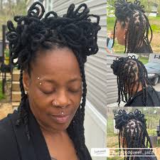 Looking for a loctician that values their craft and takes care of your locs  from roots to tips? Want to start your loc journey or need loc maintence ?  Book here ⬇️⬇️