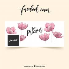 Flower facebook covers look amazing when dominating the top of your account, making a statement even if there's a color that means a lot to you. Free Vector Facebook Cover With Watercolor Flowers