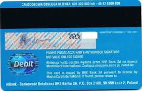 These ads are not affiliated with bre bank. Bankkarte Dolphin Bre Bank Sa Multibank Mbank Polen Col Pl Mc 0054