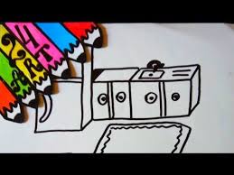 Kak Narisovat Kuhnyu Comment Dessiner Une Cuisine Youtube Make It Yourself Art Howto