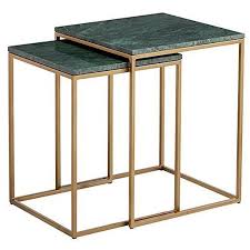 Kensington Green Marble Nest Of Side Tables Kensin Tabledecorlivingroom Livingroomgre Table Decor Living Room Marble Tables Living Room Marble Furniture