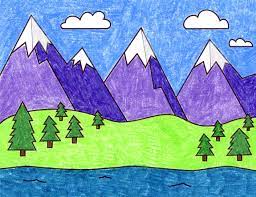Think about all the great things that await you when you reach the top of the mountain. How To Draw Mountains Art Projects For Kids