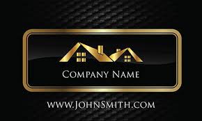 Professional Elegant Modern Black Gold Metal Business Card Template For Real Realtor Business Cards Real Estate Agent Business Cards Real Estate Business Cards