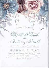 Dusty Blue And Mauve Watercolor Floral Wedding Invitation Zazzle Com Floral Wedding Invitations Watercolor Floral Wedding Invitations Watercolor Wedding Invitations