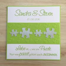 Einladung Zur Hochzeit Puzzle Design Bei Dieser Einladung Habe Ich Mit Den Farben Maigrun Und Silber Gear Karte Hochzeit Hochzeitseinladung Puzzle Hochzeit