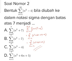 Maybe you would like to learn more about one of these? Contoh Soal Notasi Sigma Yang Ekuivalen Kumpulan Contoh Surat Dan Soal Terlengkap