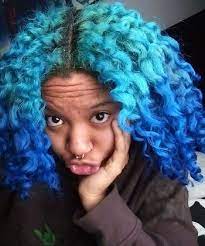 See over 16,987 curly hair images on danbooru. 10 Women Who Rock Blue Hair So Well Naturallycurly Com