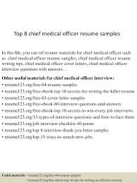 Build the perfect doctor cv with our free template. Top 8 Chief Medical Officer Resume Samples