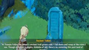 Dec 03, 2020 · once such secret can be found in the liyue region of the map at tianqiu valley. Genshin Impact Tianqiu Valley Puzzle How To Solve Tianqiu Valley Puzzle