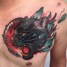 Shio Zaragoza Electrictattoos Black Panther Tattoo Traditional Tattoo Panther Tattoo