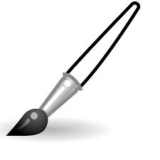 Paint brush clip art black and white. Paintbrush Paint Brush Clip Art Black And White Free 3 Clipartix