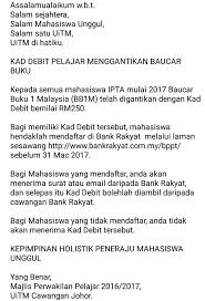 Sykt muda osman sdn bhd 3. Mpp Uitm Segamat On Twitter Makluman Mengenai Kad Debit Pelajar Menggantikan Baucer Buku