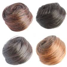 Clearance clip in human hair extensions full head 100% real remy hair long soft. Clip On Hair Bun Attachments Merle Norman S Gray Hair Wiglet Attachments They Have A Messy Bun Type One Hair Pieces Beauty Hair Extensions Clip In Ponytail