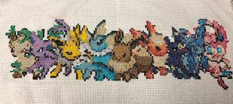 See more ideas about pokemon cross stitch, cross stitch, pokemon. Cross Stitch Eeveelutions Album On Imgur