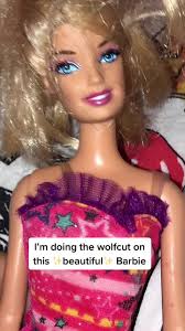 Giving Barbie a Wolf Cut Tutorial