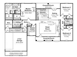 Ranch style house plan 74812. Plan 001h 0053 The House Plan Shop