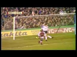 Основное время первый тайм второй тайм. Arsenal 5 0 Aston Villa 1990 91 David Platt Goes In Goal Youtube