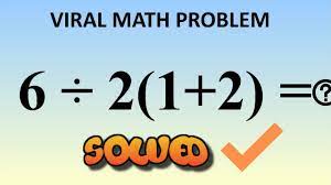 All we need to do here is keep the numerator exactly the same (1) and multiple the denominator by the whole number: Viral Math Problem 6 Divided By 2 1 2 Youtube