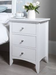 Edward Hopper White Bedside Table White Bedside Table Bedroom Drawers Bedroom Furniture