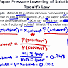 Quantitatively, raoult's law states that the solvent's vapor pressure in solution is equal to its mole fraction times its vapor pressure as a pure liquid, from which it follows that the freezing point. 1
