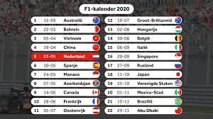 Zandvoort maakt zoals bekend deel uit van een 'triple header' met spa en monza, waarvan het seizoen 2021 er in totaal twee kent. Zondag 3 Mei 2020 Zandvoort Prijkt Op Definitieve Formule 1 Kalender Nos