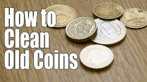 How To Clean Old Coins. Fast And Easy - Youtube