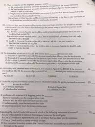 Solved 21 21 When A Company Uses The Perpetual Inventory Chegg Com