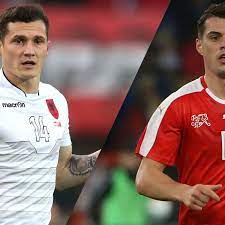 Taulant And Granit Xhaka Brothers Face Off In Switzerland Vs Albania Face Off Two Brothers Albania
