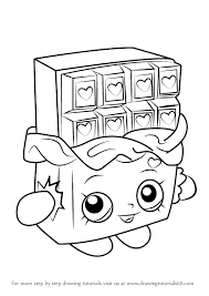 Learn How To Draw Cheeky Chocolate From Shopkins Shopkins Step By Step Drawing Tutorials Shopkins Drawings Coloring Books Art Inspiration Drawing