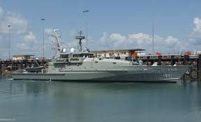 In november the ship was ordered, along with hmas kuru and castlemaine, to resupply and evacuate troops and civilians from betano bay, timor. The Ran S First Armidale Class Patrol Boat On Trials It S Armed With A 25m Defence Forum Military Photos Defencetalk