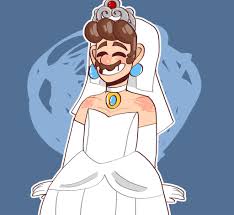 Peach wedding outfit (super mario odyssey). Mario With Wedding Dress Uwu Mario Amino