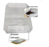China PP Woven And Kraft Composite Block Bottom Valve Bag ...