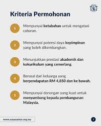 Ianya memberikan sokongan kewangan kepada bakal graduan yang mengikuti pengajian di peringkat ijazah sarjana muda di ipta. V3o2k Rta5qxgm