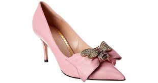 Gucci Pink Queen Margaret Leather Pump